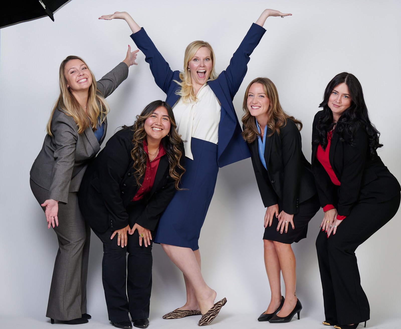 A law firm team on their team headshot day, photographed by Ryan Dunbar